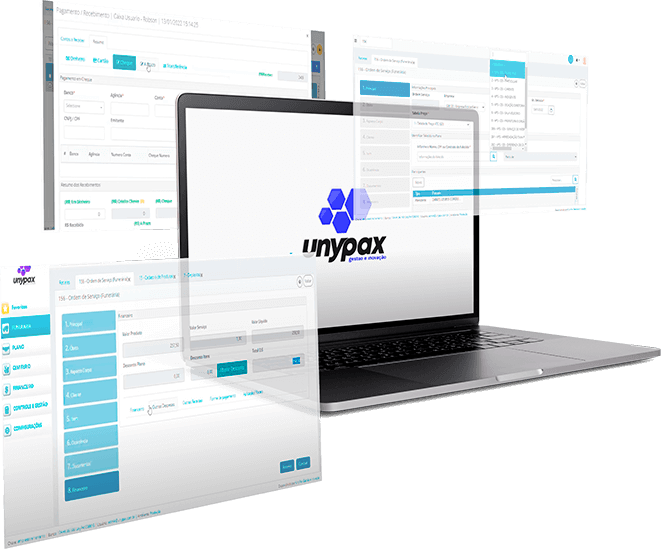 ERP Unypax e suas telas de gestão